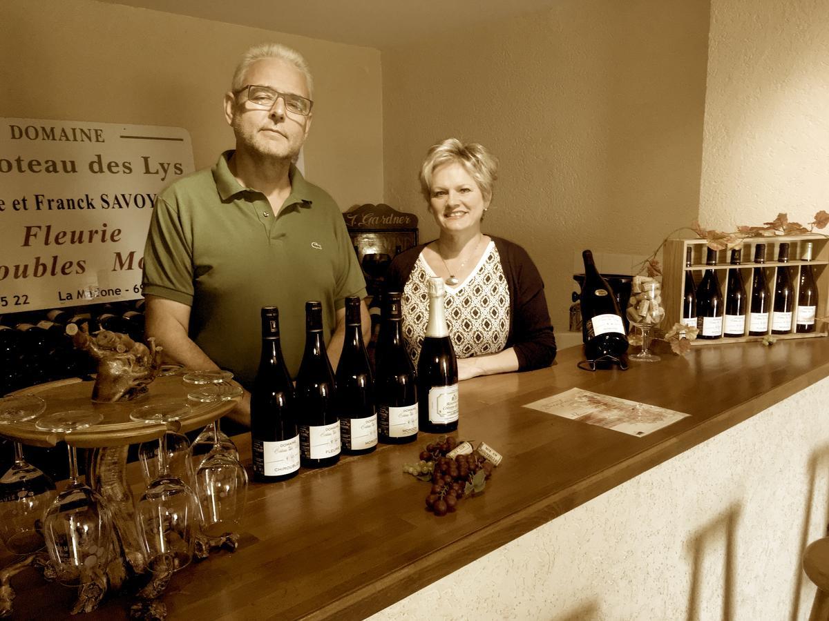 Domaine Du Coteau Des Lys Hotel Fleurie Bagian luar foto